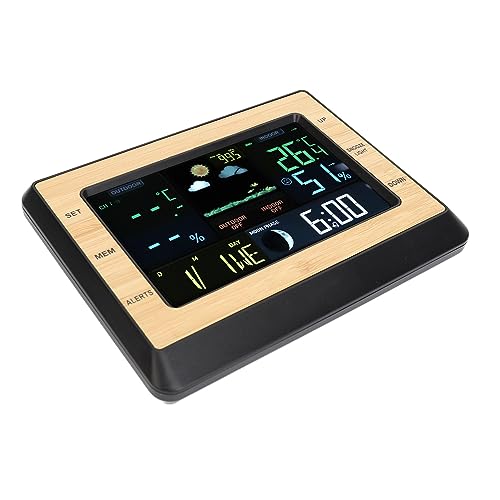 MasYosh Wettervorhersagestation Farbbildschirm Digitales Wettermesser Temperaturfeuchtigkeitsmonitor für Innenräume Im Freien MasYosh Wettervorhersagestation Farbbildschirm Digitales Wettermesser Temperaturfeuchtigkeitsmonitor für Innenräume Im Freien von MasYosh