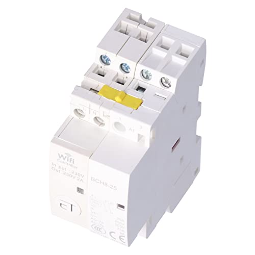 MasYosh WiFi Control Contactor, Fernsc Halter für Smart Home mit Server-Steuerung, 16A 20A 25A AC230V, für Klimaanlage Beleuchtung Lade Stapel (25a) von MasYosh