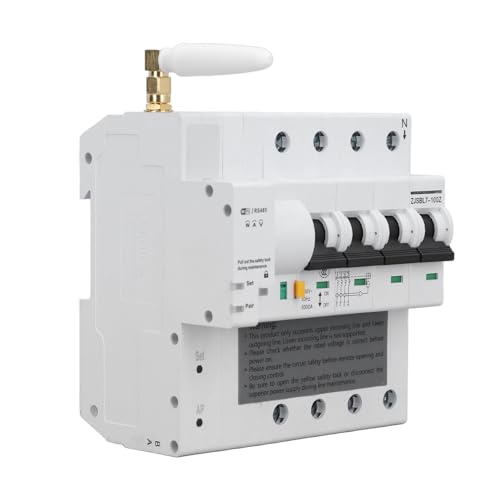 MasYosh WiFi Smart Circuit Breaker, 4p 63A AC400V Fernbedienungsschalter mit Mobiler App -Überwachung, für Tuya -kompatible Elektrische Anwendungen MasYosh WiFi Smart Circuit Breaker, 4p 63A AC400V Fernbedienungsschalter mit Mobiler App -Überwachung, für Tuya -kompatible Elektrische Anwendungen von MasYosh