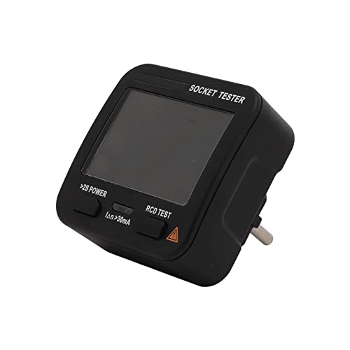 MasYosh ZT E2 -Socket -Tester, Multifunktionaler Leckagedetektor mit Digitaler Spannungsanzeige für Neutrale Live -Draht -Test- und Fehlerprüfung in Home Office MasYosh ZT E2 -Socket -Tester, Multifunktionaler Leckagedetektor mit Digitaler Spannungsanzeige für Neutrale Live -Draht -Test- und Fehlerprüfung in Home Office von MasYosh