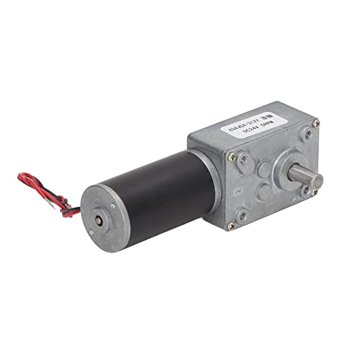 MasYosh Zahnradmotor, DC 24 V High Torsion Getriebe Motor mit Selbstverriegelung für Drucker Kopierer Büroautomatisierungsgeräte (5 UPM) von MasYosh