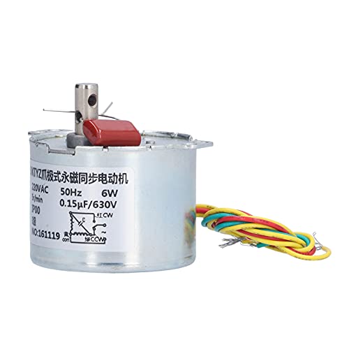 MasYosh Zahnradmotor, Selbstverriegelung 5 U/Min AC220V Getriebe Motor mit Kondensator für Fensteröffner Türöffner Mini -Winden MasYosh Zahnradmotor, Selbstverriegelung 5 U/Min AC220V Getriebe Motor mit Kondensator für Fensteröffner Türöffner Mini -Winden von MasYosh