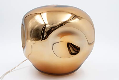 Mascagni 20BO1404 Lampe aus Glas, verspiegelt, Farbe Gold, Durchmesser 20 cm, Höhe 22 cm, Innendekoration, italienisches Design, Einheitsgröße von Mascagni