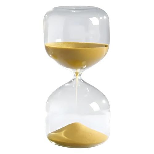 Mascagni Casa Sanduhr aus Glas, 20 Minuten, goldfarben von Mascagni