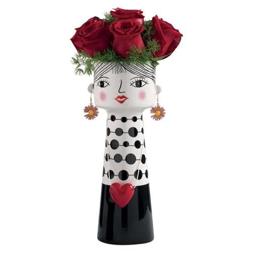 Mascagni Casa – Vase aus Keramik mit weiblicher Figur, Höhe 29 cm von Mascagni