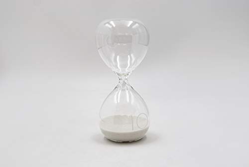 Mascagni Sanduhr aus Glas mit Sand Weiß 10 Minuten 16 cm von Mascagni