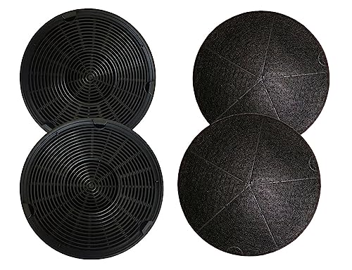 4 Original Maschinen Teufel Aktivkohlefilter Kohlefilter Filter passend für Bosch DWK09G660 von Maschinen-Teufel