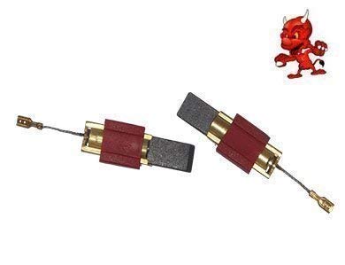 Kohlebürsten Motorkohlen passend für Miele W 3838, W 989 I, WS 5425, von Maschinen Teufel