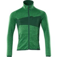 Mascot - accelerate Strickjacke 18103 Arbeitsjacke Strickpullover Fleecepullover, Farbe: Grasgrün/Grün - 33303, Größe: 5XL von Mascot