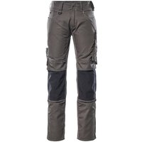 Arbeitshose mannheim 12679-442 leichte Bundhose mit Cordura Knietaschen, Farbe: Dunkelanthrazit/Schwarz - 1809, Größe: 64 - Mascot von Mascot