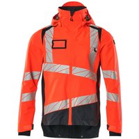 Hard Shell Jacke mit leichtem Futter Jacke 19301 Gr. l, Hi-vis rot/schwarzblau - Mascot von Mascot