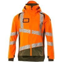 Hard Shell Jacke mit leichtem Futter Jacke 19301 Gr. s, hi-vis orange/moosgrün - Mascot Hard Shell Jacke mit leichtem Futter Jacke 19301 Gr. s, hi-vis orange/moosgrün - Mascot von Mascot