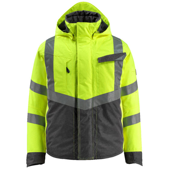 MASCOT® - Pilotjacke Hastings 15535-231-1718, gelb/dunkelanthrazit, Größe 2XL von Mascot