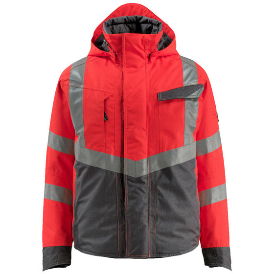 MASCOT® - Pilotjacke Hastings 15535-231-22218, hi-vis rot/dunkelanthrazit, Größe M von Mascot