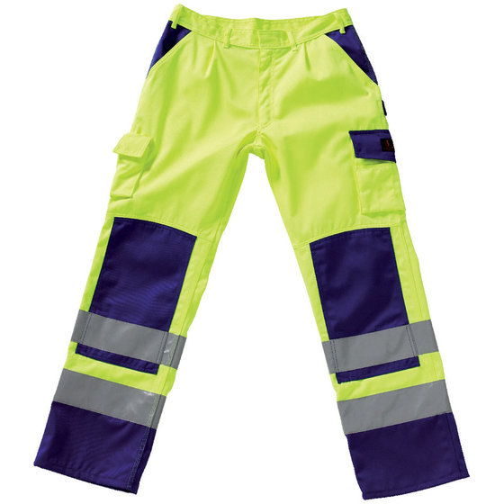 MASCOT® - Warnschutz-Bundhose Olinda 07179-470, warngelb/marineblau, Größe C60, 90 von Mascot