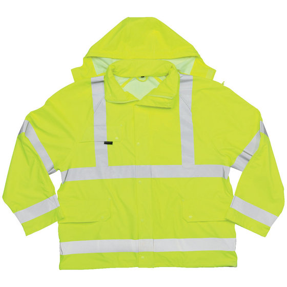 MASCOT® - Warnschutz-Regenjacke Feldbach 50101-814, warngelb, Größe S von Mascot