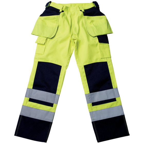 MASCOT® - Warnschutzhose Almas 09131-470, warngelb/marineblau, Größe C52, 82 von Mascot