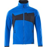 Accelerate Soft Shell Jacke 20102 atmungsaktiv mit Innenfleece, Farbe: Azurblau/Schwarzblau - 91010, Größe: l - Mascot von Mascot