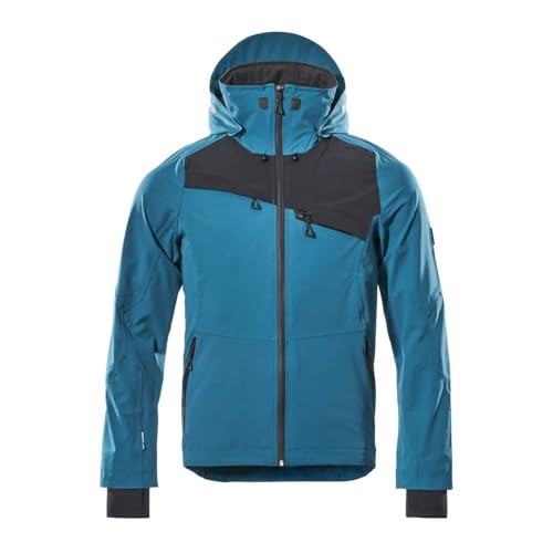 Mascot 17001-411-4409-L Arbeitsjacke "Advanced" wasserdicht, Dunkelpetroleum/Schwarz, L von Mascot