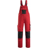 Mascot Augsburg Latzhose Größe 90C62, rot/schwarz von Mascot