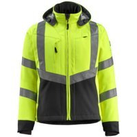 Mascot Blackpool Soft Shell Jacke Größe M, hi-vis gelb/schwarz von Mascot