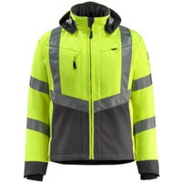 Mascot Blackpool Soft Shell Jacke Größe S, hi-vis gelb/dunkelanthrazit von Mascot