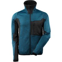 Mascot Fleecepullover mit Reißverschluss Microfleecejacke Größe 2XL, Dunkelpetroleum/ schwarz von Mascot