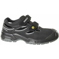 Mascot - Footwear Flex Sicherheitssandale F0100-910 S1P esd src dguv 10 Gr. 46 schwarz/silber - schwarz/silber von Mascot