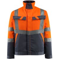 Mascot Forster Arbeitsjacke Größe M, hi-vis orange/schwarzblau von Mascot