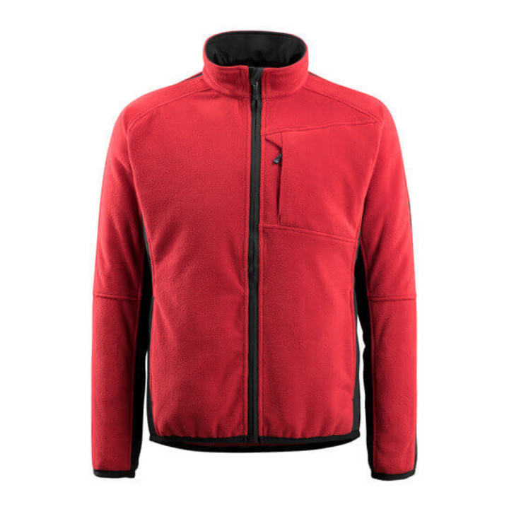 Mascot Hannover Fleecejacke Größe L Arbeitsschutzjacke Jacke Rot Schwarz B-Ware von Mascot
