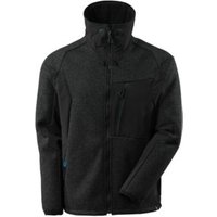 Mascot Jacke, Strick, mit Membran Strickjacke Größe 2XL, Schwarz-meliert/Schwarz von Mascot