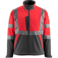 Mascot Kiama Soft Shell Jacke Größe 4XL, hi-vis rot/dunkelanthrazit von Mascot