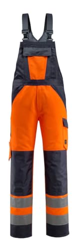 Mascot Latzhose "Gosford" Größe L82cm/C62, 1 Stück, orange/schwarz, 15969948-14010-82C62 von Abeba