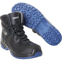 Mascot Sicherheitsstiefel S3 mit Schnürsenkel Sicherheitsstiefel S3 Sicherheitsschuhe Größe 1045, schwarz/kornblau von Mascot