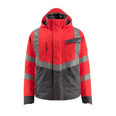 Pilotjacke Hastings 15535-231-22218, hi-vis rot/dunkelanthrazit, Größe M von Mascot