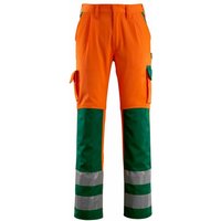 Mascot - safe compete Warnschutzhose Olinda Gr. 100 orange/grün von Mascot