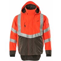 Safe supreme Warnschutz Hard Shell Jacke Harlow 15501-231 Gr. l hi-vis rot/dunkelanthrazit - Mascot von Mascot