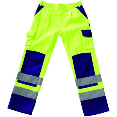 Warnschutz-Bundhose Olinda 07179-470, warngelb/marineblau, Größe C60, 90 Warnschutz-Bundhose Olinda 07179-470, warngelb/marineblau, Größe C60, 90 von Mascot