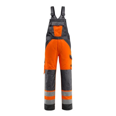 Warnschutz-Latzhose Gosford 15969-948, warnorange/dunkelanthrazit, Größe C56 Warnschutz-Latzhose Gosford 15969-948, warnorange/dunkelanthrazit, Größe C56 von Mascot