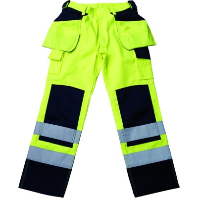 Warnschutzhose Almas 09131-470, warngelb/marineblau, Größe C47, 82 von Mascot