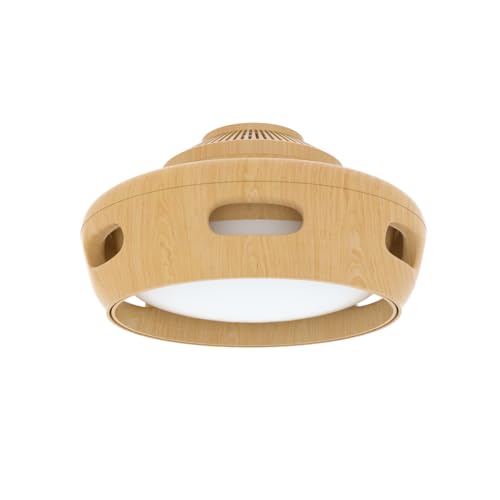 Ceiling Fans Light 15 Inch Bladeless Modern Ceiling Fans with Lights and Remote Timer Stepless Dimming 3 Color Temperatures 6 Speeds for Bedroom Living Room Office (Yellow Wood) Ceiling Fans Light 15 Inch Bladeless Modern Ceiling Fans with Lights and Remote Timer Stepless Dimming 3 Color Temperatures 6 Speeds for Bedroom Living Room Office (Yellow Wood) von Masdio