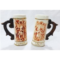 Alte Salz Und Pfeffer Shaker Fleck Blick Japan Dekor Küchengeschirr von MashliDesign