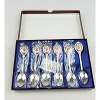Jahrgang Edelstahl Löffel Set W/Porzellan-Top-Design-Besteck von MashliDesign