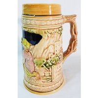 Vintage Bierkrug Im Deutschen Stil Made in Japan Tasse Keramik von MashliDesign
