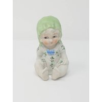 Vtg Baby-Figurin Porzellan Sammlerstück Wohndéz Japan von MashliDesign