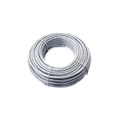 Masidef: Member of the Würth Group CC2750151 Seil 72 Stränge Ø 6 mm Aus verzinktem Stahl, 25 m von Masidef: Member of the Würth Group