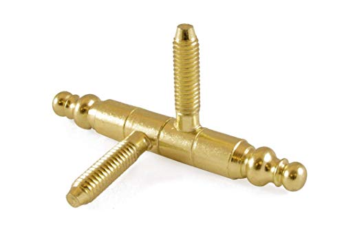Masidef: Member of the Würth Group R00670 2 Scharniere mit Anuba Kopf D. 9 mm Messing von MASIDEF