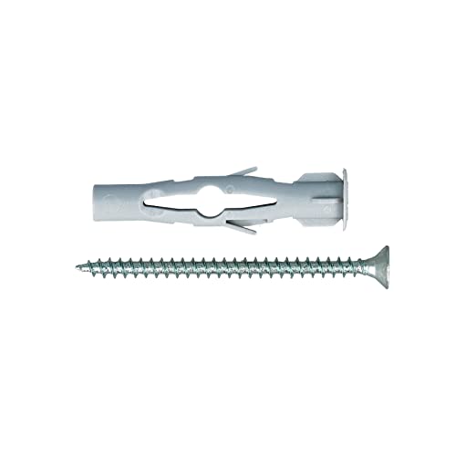 Masidef: Member of the Würth Group TLS081060 Universaldübel aus Nylon TGU Durchmesser 10 + Flachkopfschraube Senkkopf 6 x 80 PZ6, Nicht angegeben von Masidef: Member of the Würth Group