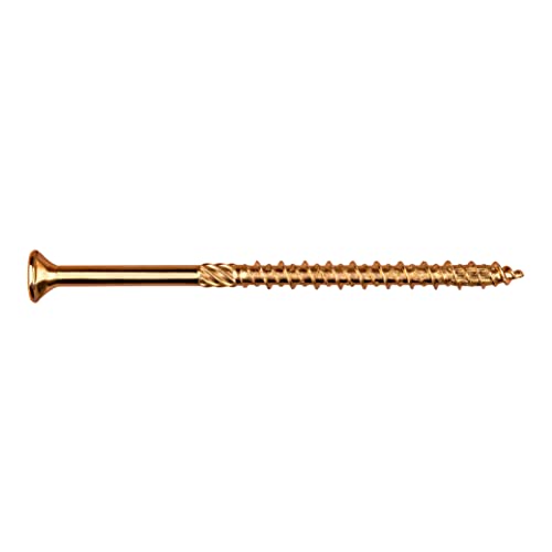 Masidef member of the würth group KW3218180MG Profi-Schreinerschraube Rapid Komprex, Torx pro gelb verzinkt, 8X180 50 Stück, Vorherige Vorlage, 8 x 180 mm von MASIDEF