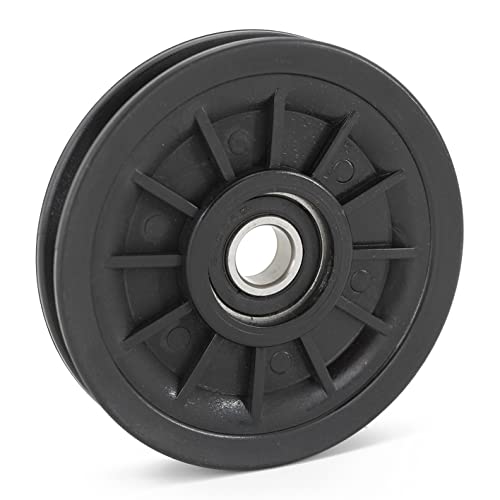 Umlenkrolle aus Nylon, für Schwingtore, Garagentor, Sportgeräte, Fitnessstudio, Größe Ø 90 mm, Lager Ø 15 mm, max. Belastung 100 kg, für Kabel mit einem Durchmesser von bis zu 8 mm Umlenkrolle aus Nylon, für Schwingtore, Garagentor, Sportgeräte, Fitnessstudio, Größe Ø 90 mm, Lager Ø 15 mm, max. Belastung 100 kg, für Kabel mit einem Durchmesser von bis zu 8 mm von Masidef